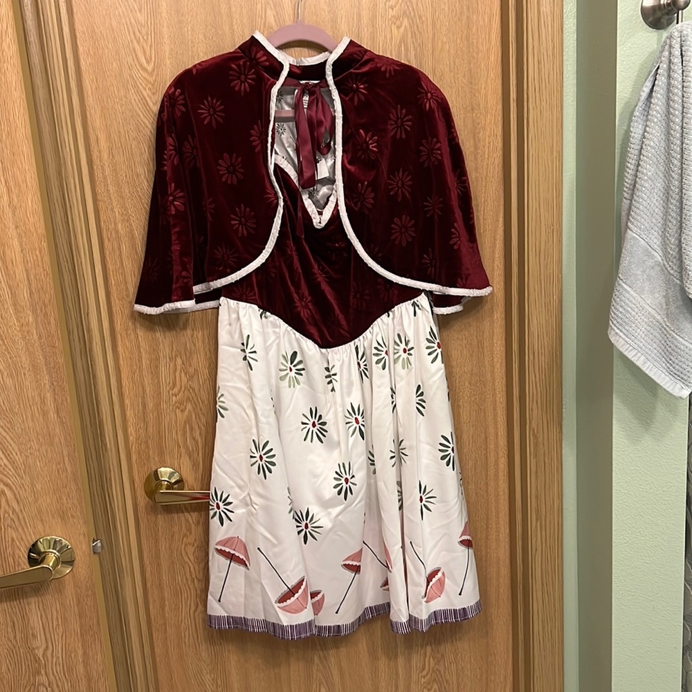 Disney Dress Shop Haunted Mansion Tight Rope Girl Dress & Cape Set - XL
